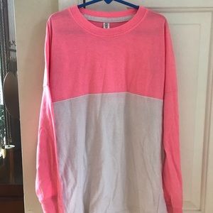 L child Outer Banks long sleeve baseball tee.